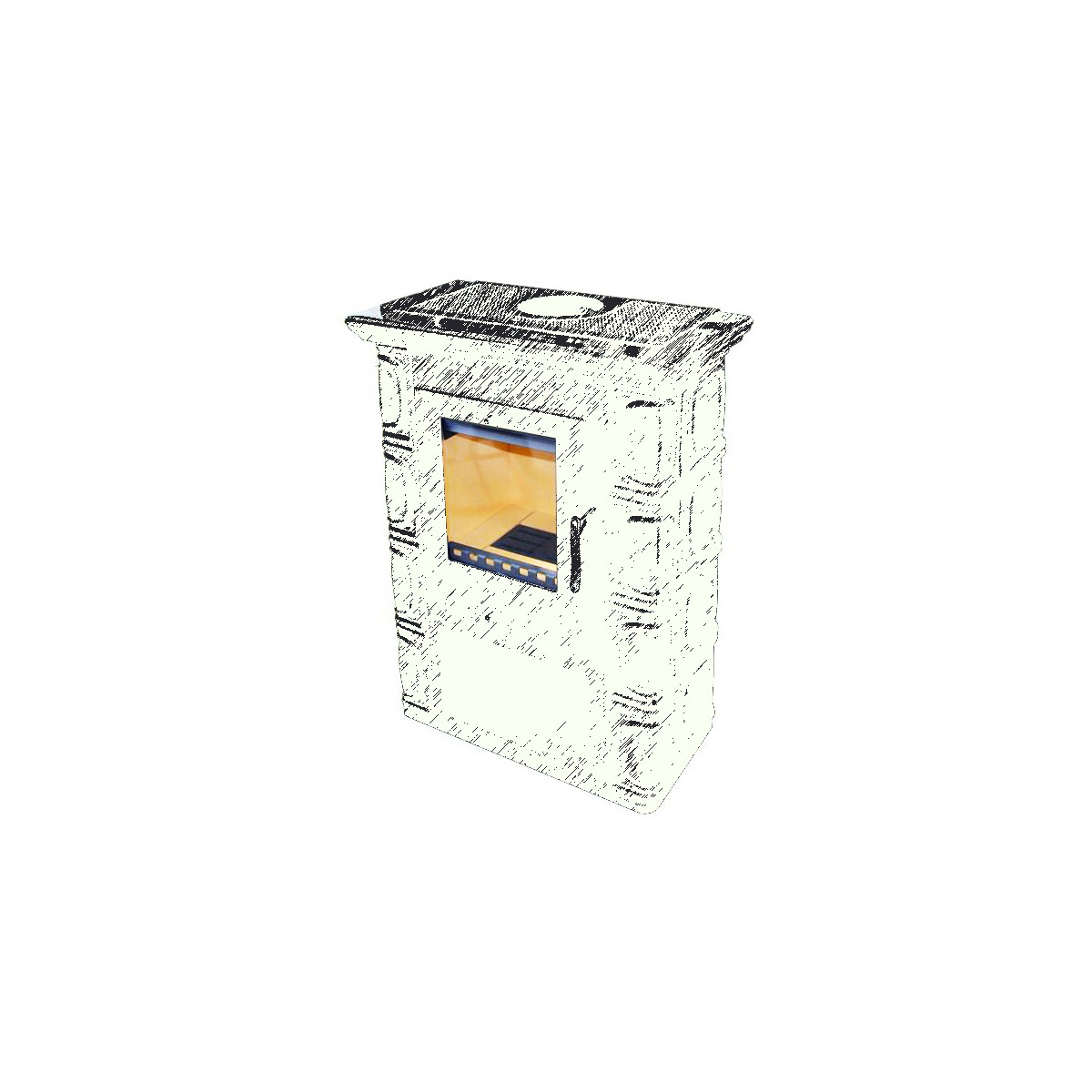 THORMA - Zubehör THORMA Glass 327 × 275 × 4 mm für BORGHOLM, ALBA, BASEL und SKAL - LÍBI ELEKTRO