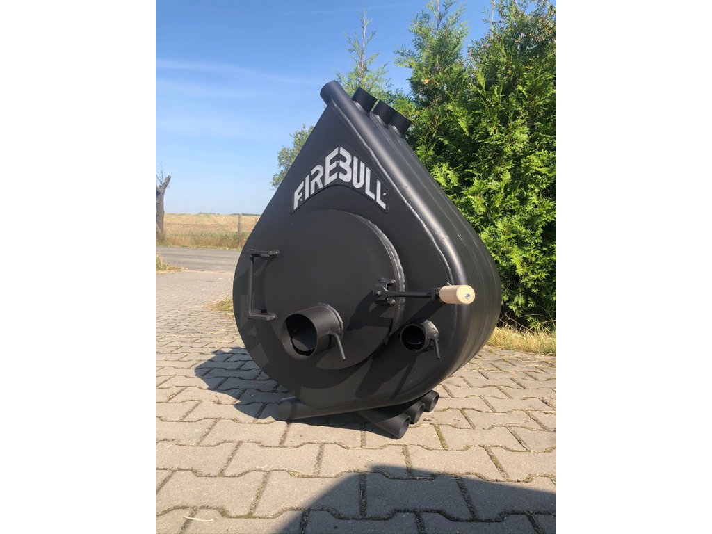 Firebull – Heißluftofen FIREBULL S6, Volltür, links angeschlagen, schwarzes Logo – LÍBI ELEKTRO