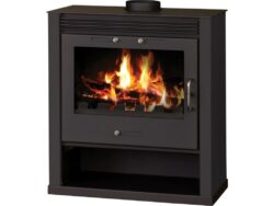 Victoria – Kaminofen mit Wärmetauscher VICTORIA Rubin B, schwarz – LÍBI ELEKTRO