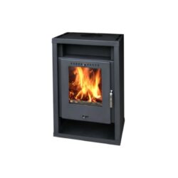 THORMA – Kaminofen THORMA GENT, schwarz / schwarzer Lack – LÍBI ELEKTRO