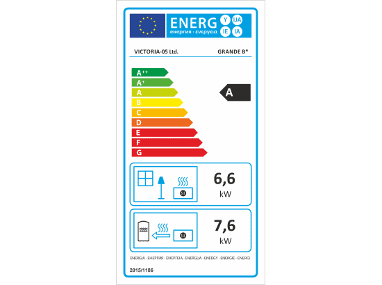 Victoria - Kaminofen mit Wärmetauscher VICTORIA Grande B - LÍBI ELEKTRO