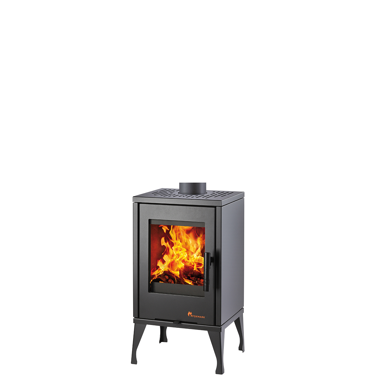 Foxmark – Kaminofen AURORA, Schwarz – LÍBI ELEKTRO