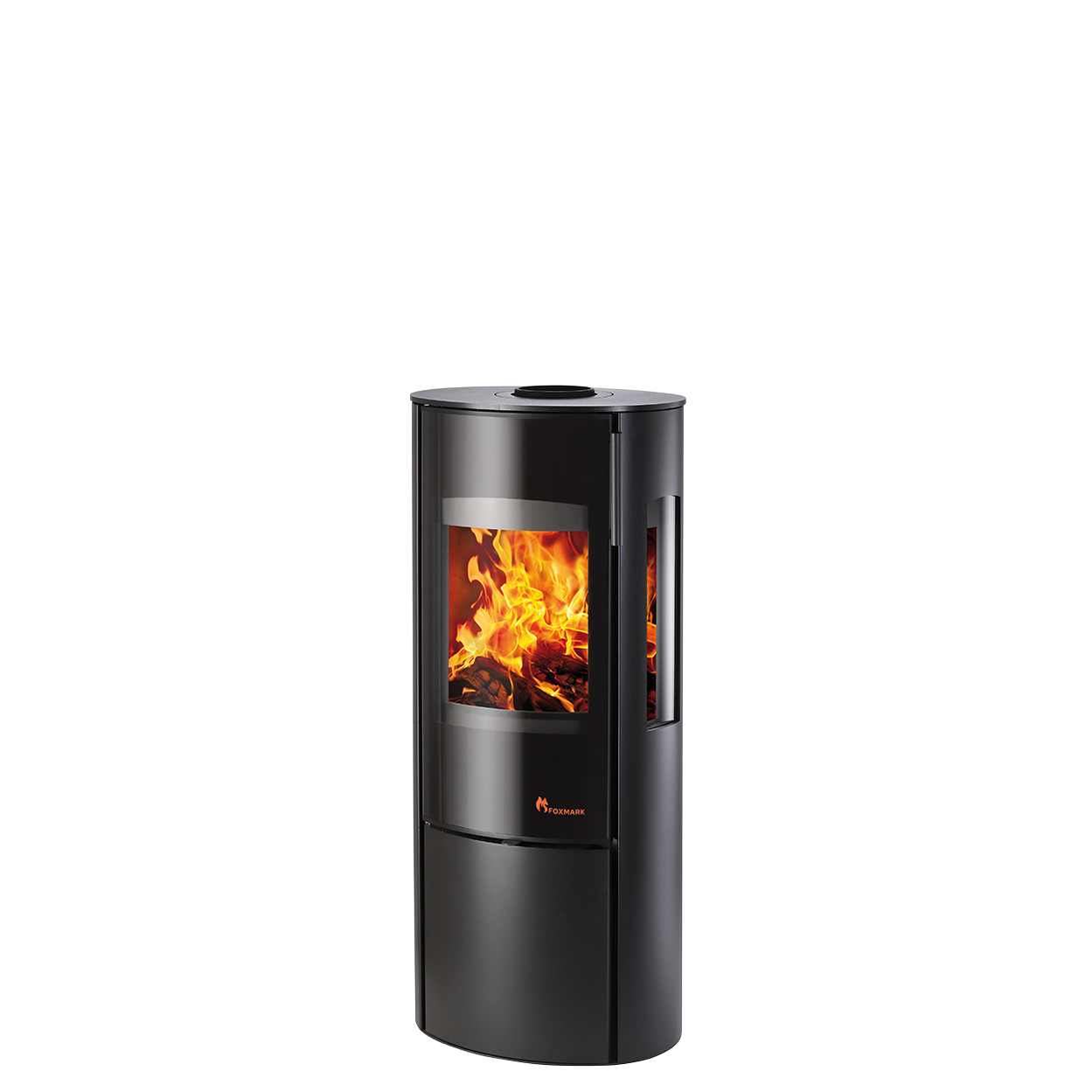Foxmark – Kaminofen FENIX, Schwarz – LÍBI ELEKTRO