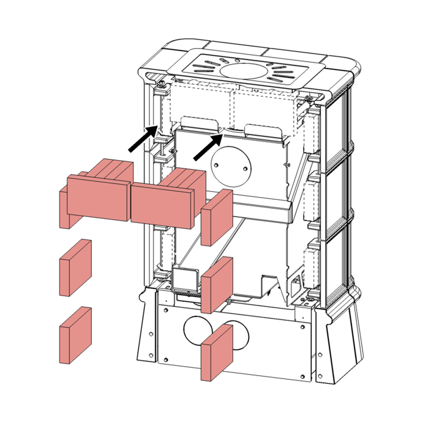 HAAS+SOHN - Zubehör HAAS+SOHN Staustein-Set – FARO (65 kg) - LÍBI ELEKTRO