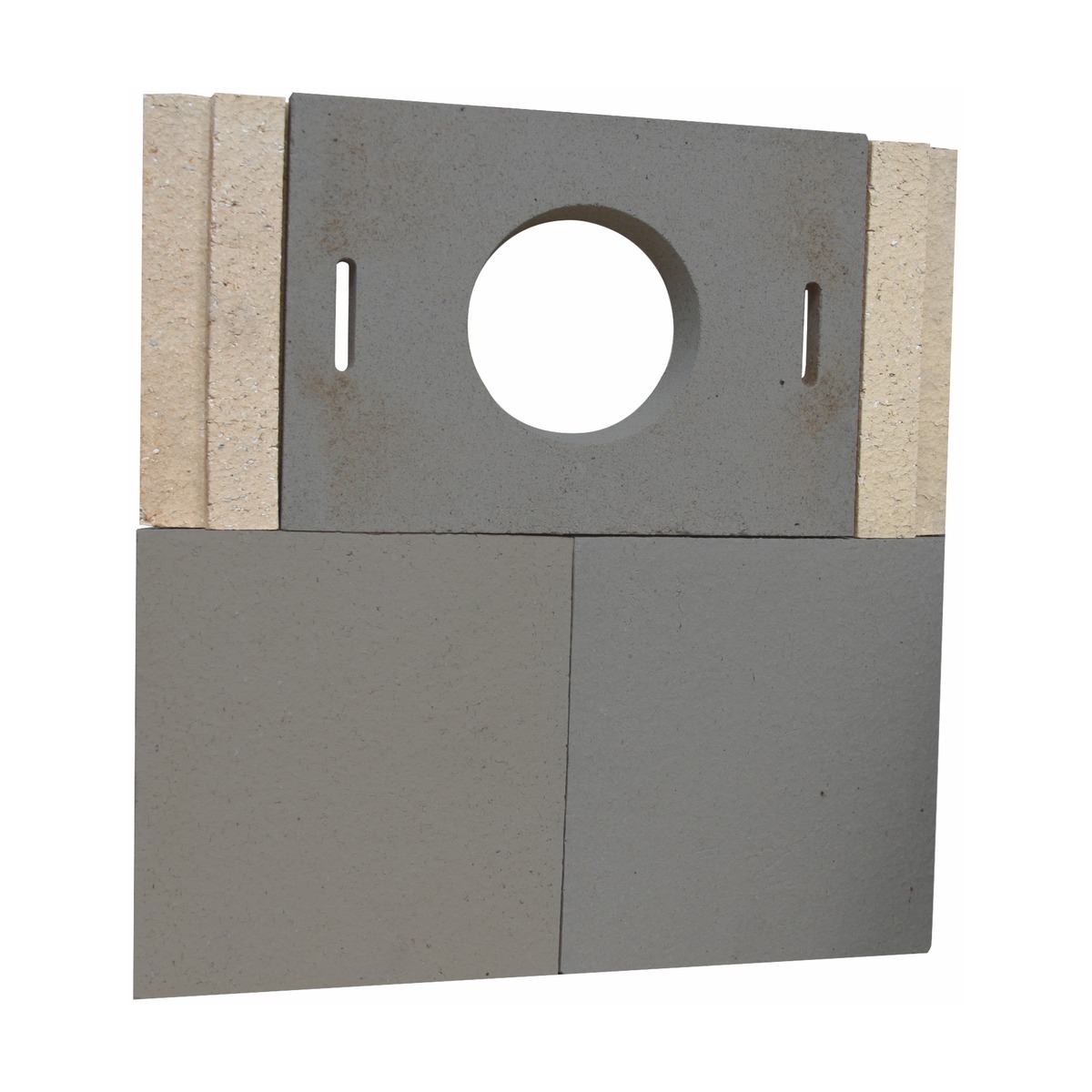 THORMA - Zubehör THORMA FILEX b – Passende Oberseite hinten für Schamotte mit Loch 30 × 93 × 210 - LÍBI ELEKTRO