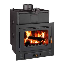 Prity - Kamineinsatz mit Warmwasser-Wärmetauscher PRITY G W28 - LÍBI ELEKTRO