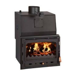 Prity - Kamineinsatz mit Warmwasser-Wärmetauscher PRITY C W28 - LÍBI ELEKTRO