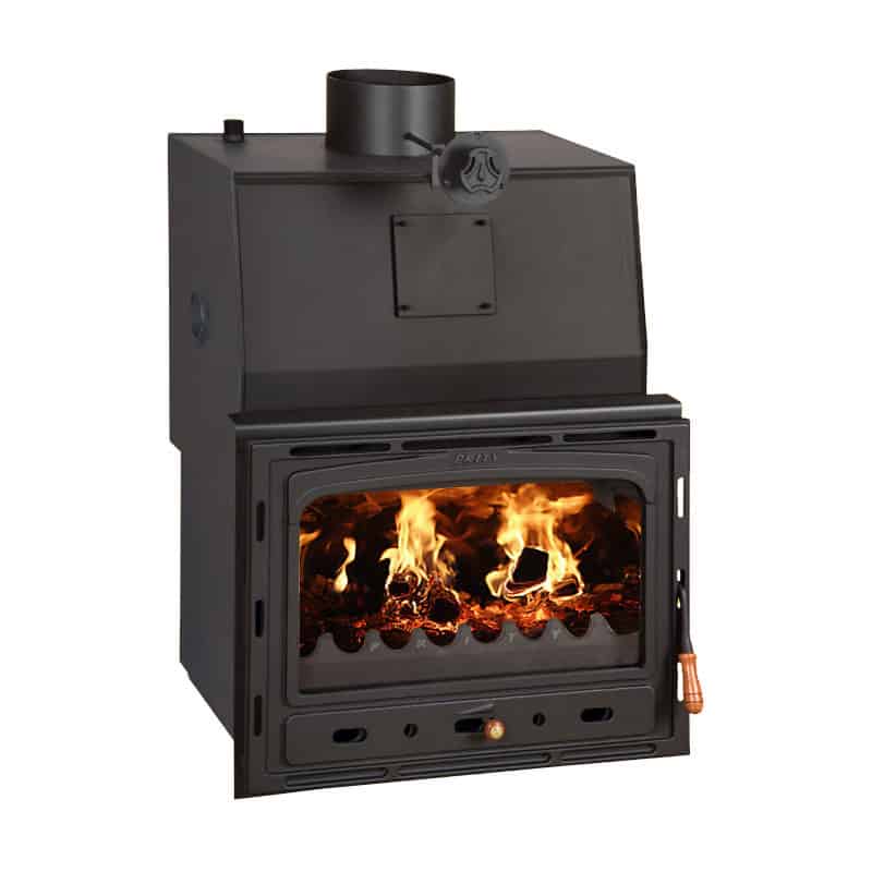 Prity - Kamineinsatz mit Warmwasser-Wärmetauscher PRITY C W28 - LÍBI ELEKTRO