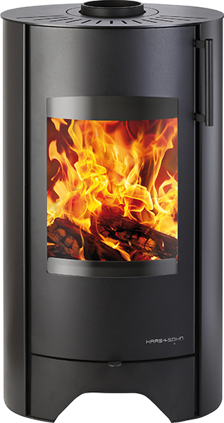 Foxmark – Kaminofen GLOW, Schwarz – LÍBI ELEKTRO