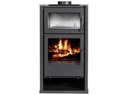 Kaminofen mit Backofen VICTORIA Regina F-w