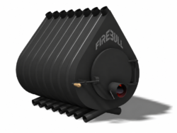 Firebull – Heißluftofen FIREBULL S16, Volltür, links angeschlagen, schwarzes Logo – LÍBI ELEKTRO