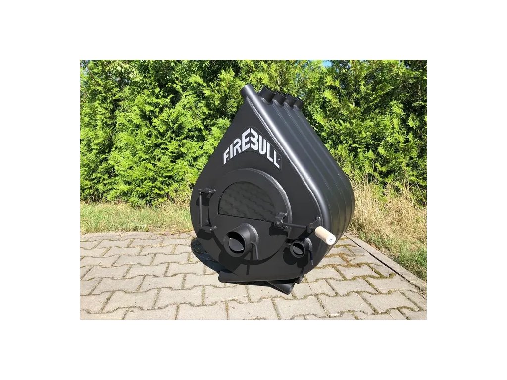 Firebull – Heißluftofen FIREBULL S8, Glastür, Türanschlag links, schwarzes Logo – LÍBI ELEKTRO