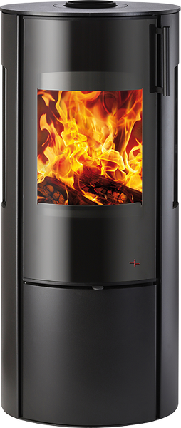 Foxmark – Kaminofen FENIX, Schwarz – LÍBI ELEKTRO