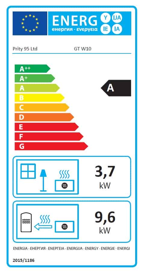 Prity – Festbrennstoffofen mit Warmwasser-Wärmetauscher PRITY GT W10 FI G DR, Edelstahl-Backofen, elfenbeinfarben, rechts – LÍBI ELEKTRO