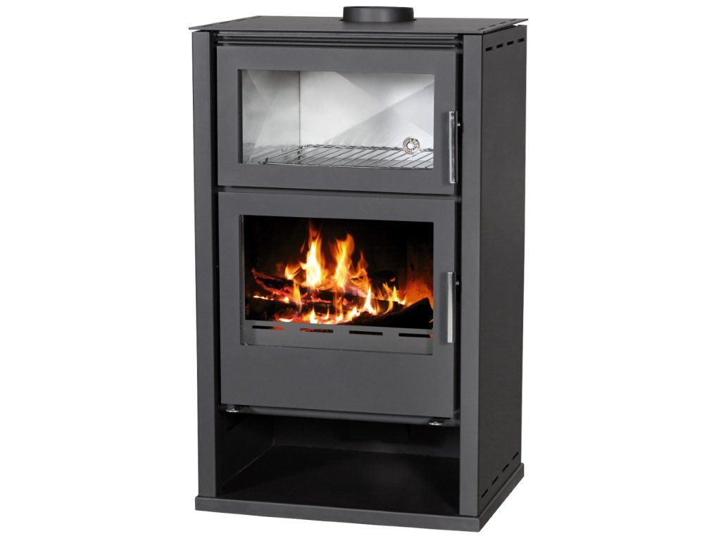 Victoria - Kaminofen mit Backofen VICTORIA Modena F-w - LÍBI ELEKTRO