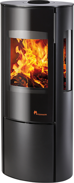 Foxmark – Kaminofen FENIX, Schwarz – LÍBI ELEKTRO
