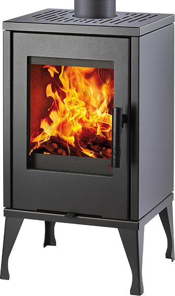 Foxmark – Kaminofen AURORA, Schwarz – LÍBI ELEKTRO