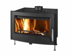 THORMA - Kamineinsatz THORMA LIVORNO, schwarz / mit Rahmen - LÍBI ELEKTRO