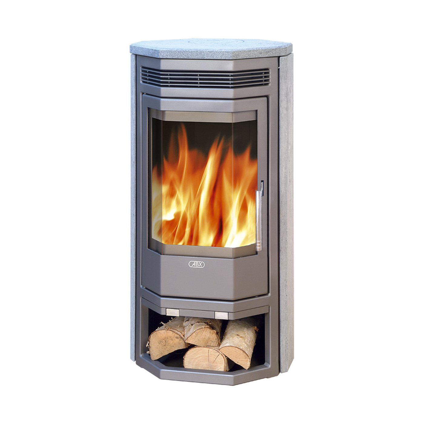 Kaminofen ABX Baltic 4 talkumgrau
